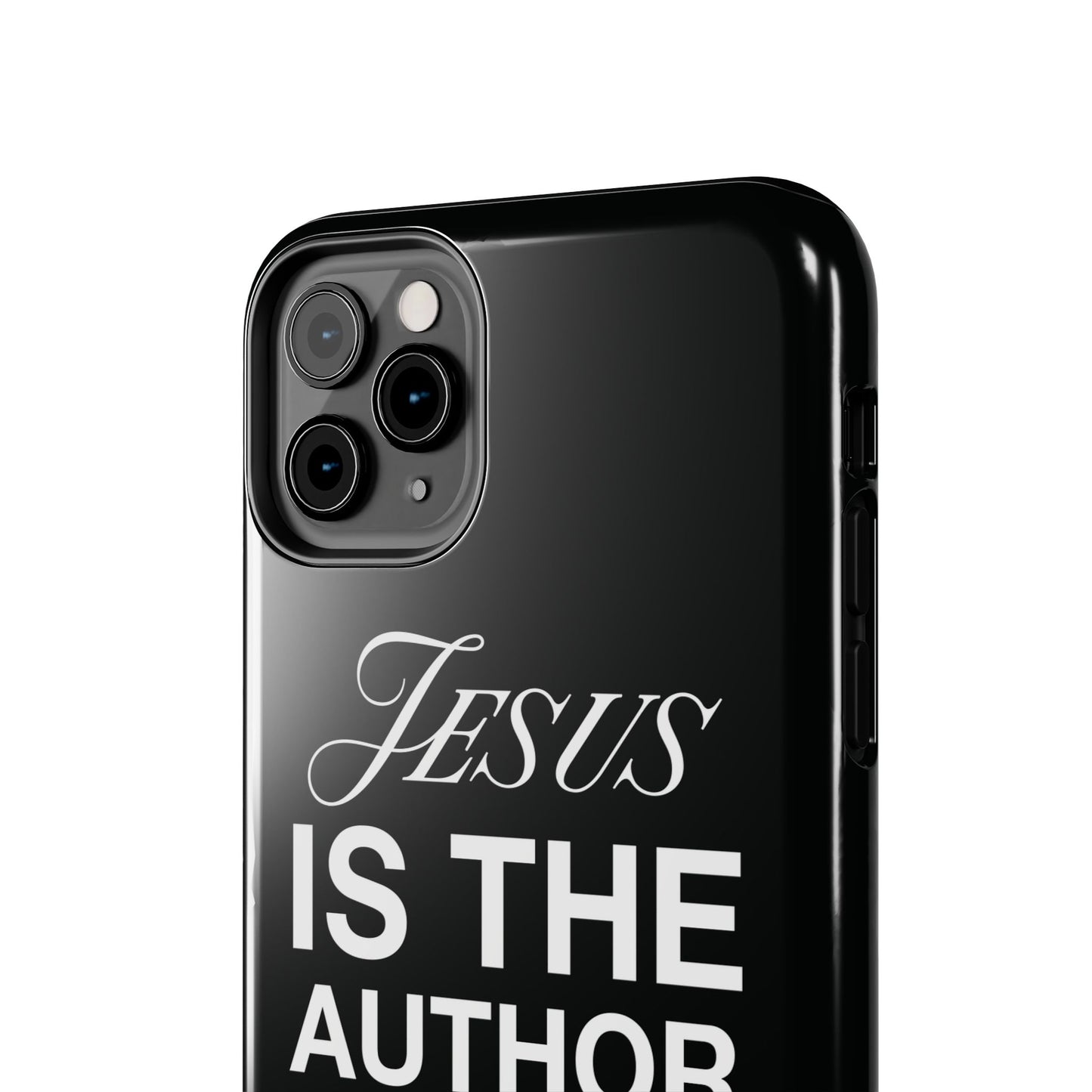 Jesus Is the Author of Life Phone Case (Black)