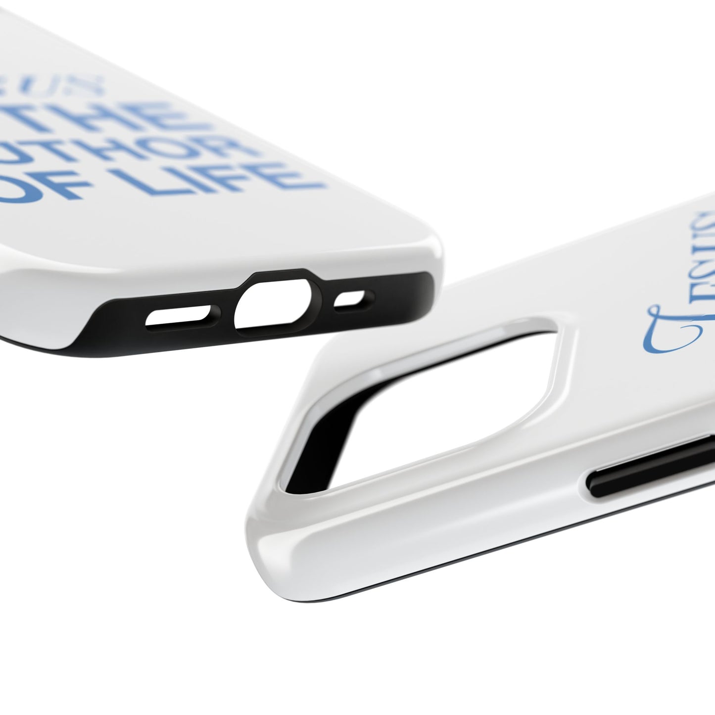 Jesus Is the Author of Life Phone Case (White)