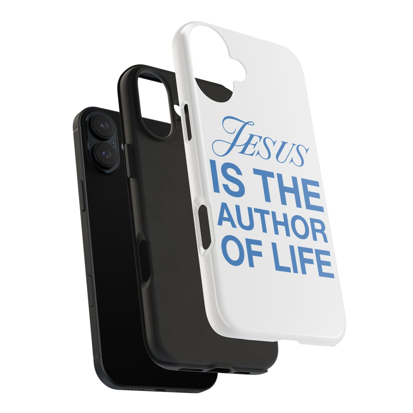 Jesus Is the Author of Life Phone Case (White)