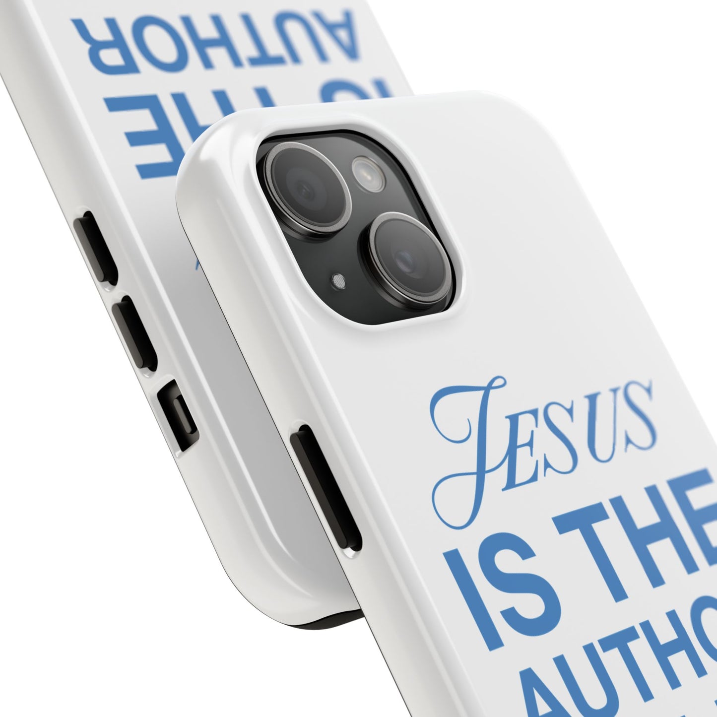 Jesus Is the Author of Life Phone Case (White)