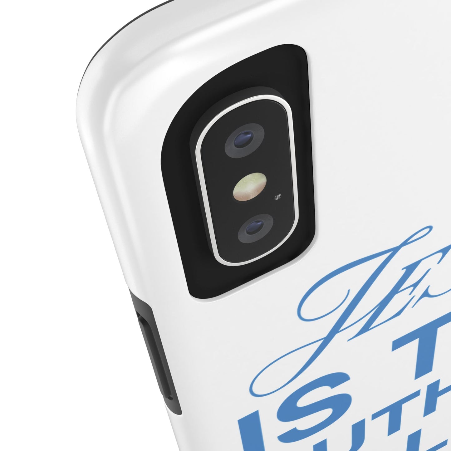 Jesus Is the Author of Life Phone Case (White)