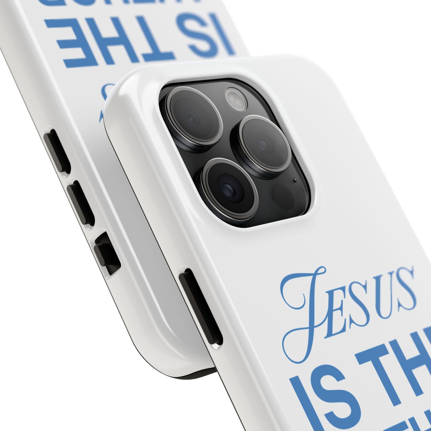Jesus Is the Author of Life Phone Case (White)