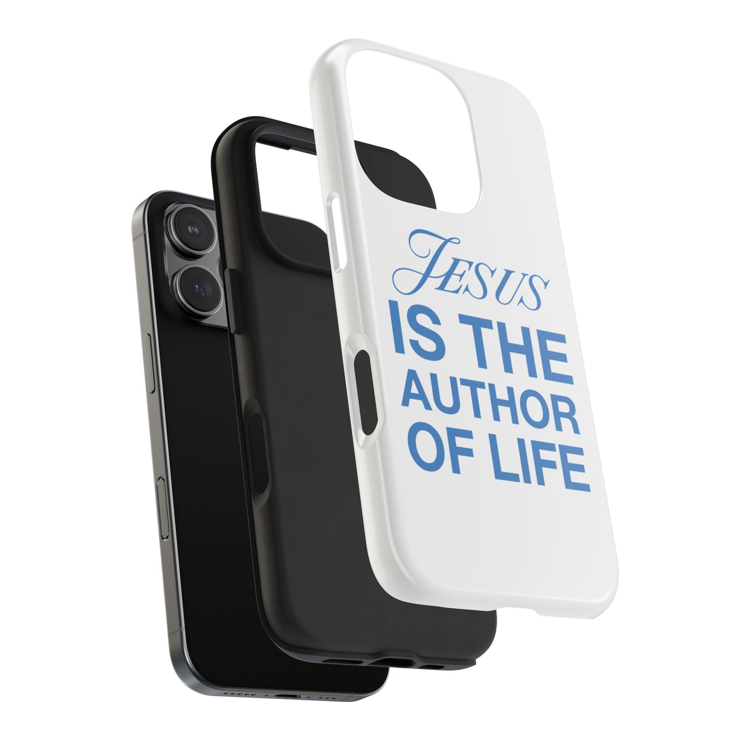 Jesus Is the Author of Life Phone Case (White)