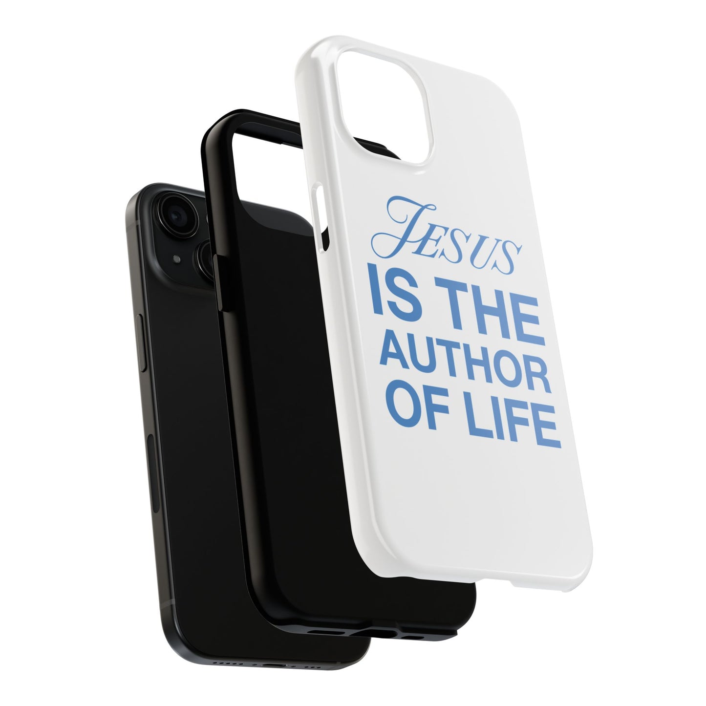 Jesus Is the Author of Life Phone Case (White)