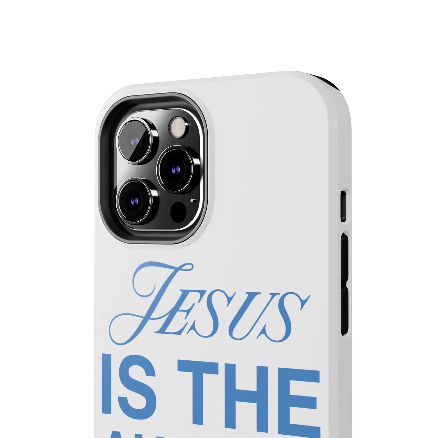 Jesus Is the Author of Life Phone Case (White)
