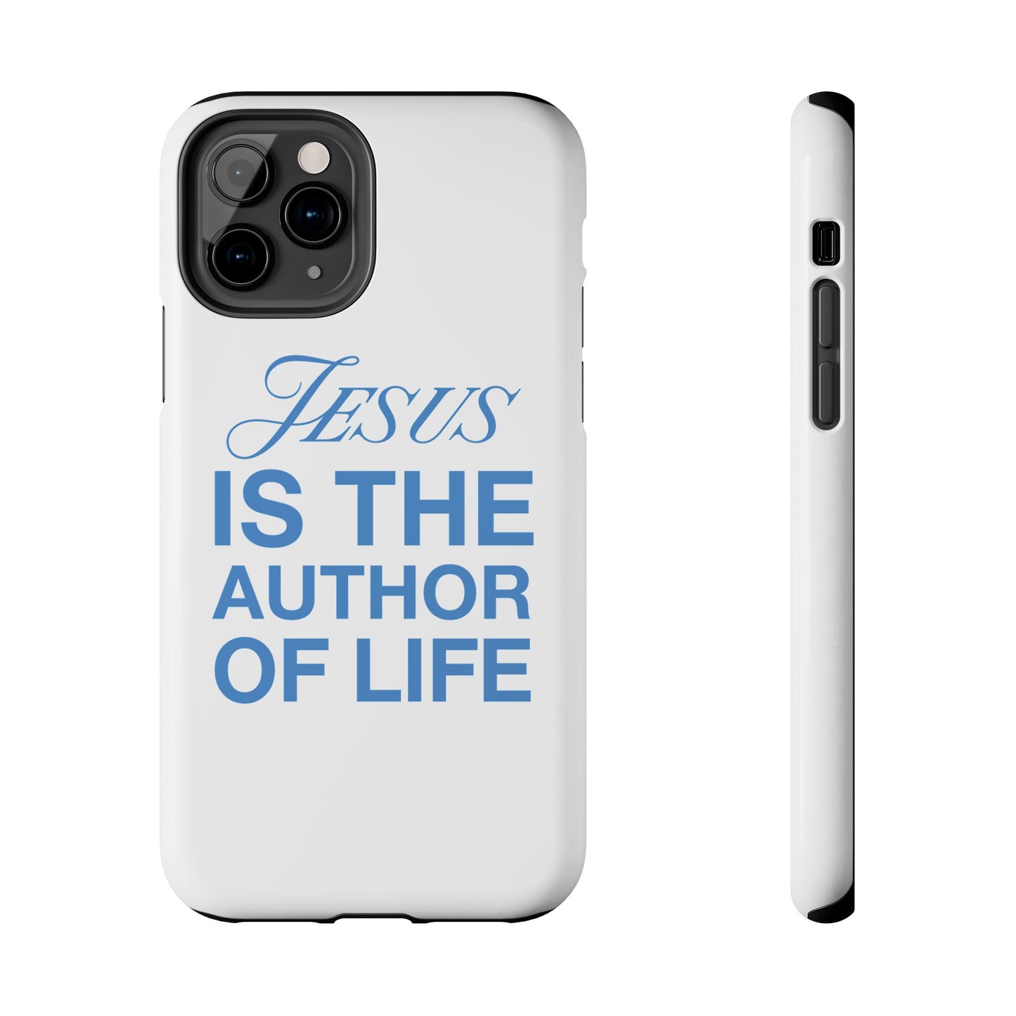 Jesus Is the Author of Life Phone Case (White)
