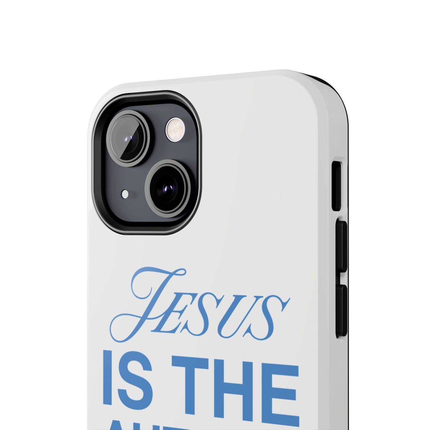 Jesus Is the Author of Life Phone Case (White)