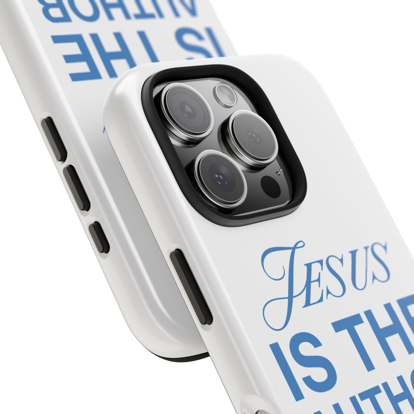 Jesus Is the Author of Life Phone Case (White)