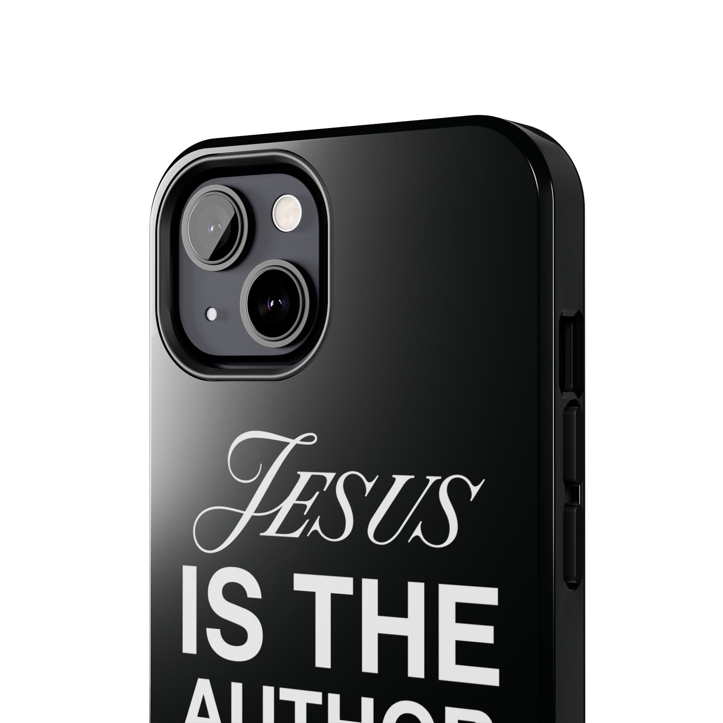 Jesus Is the Author of Life Phone Case (Black)