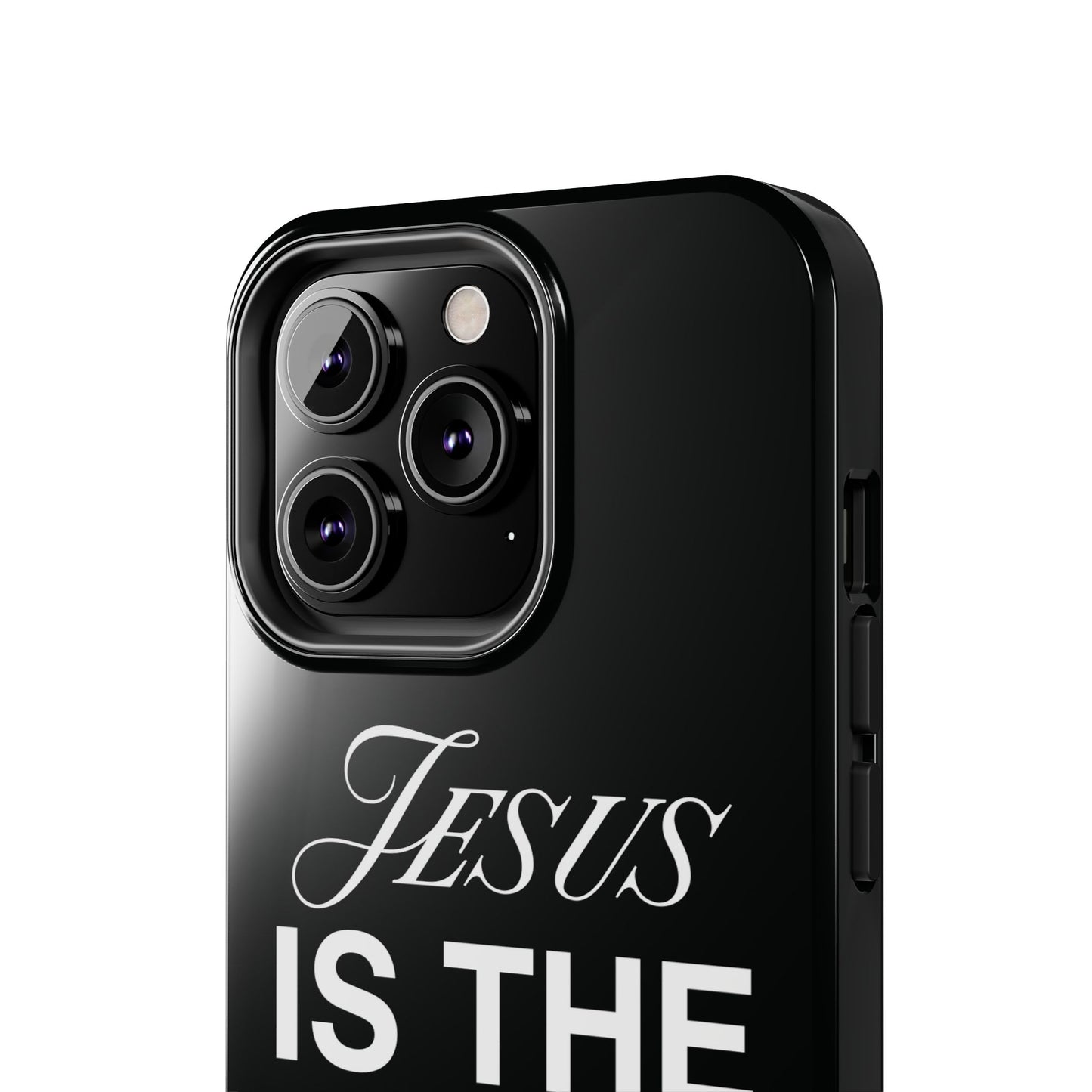 Jesus Is the Author of Life Phone Case (Black)