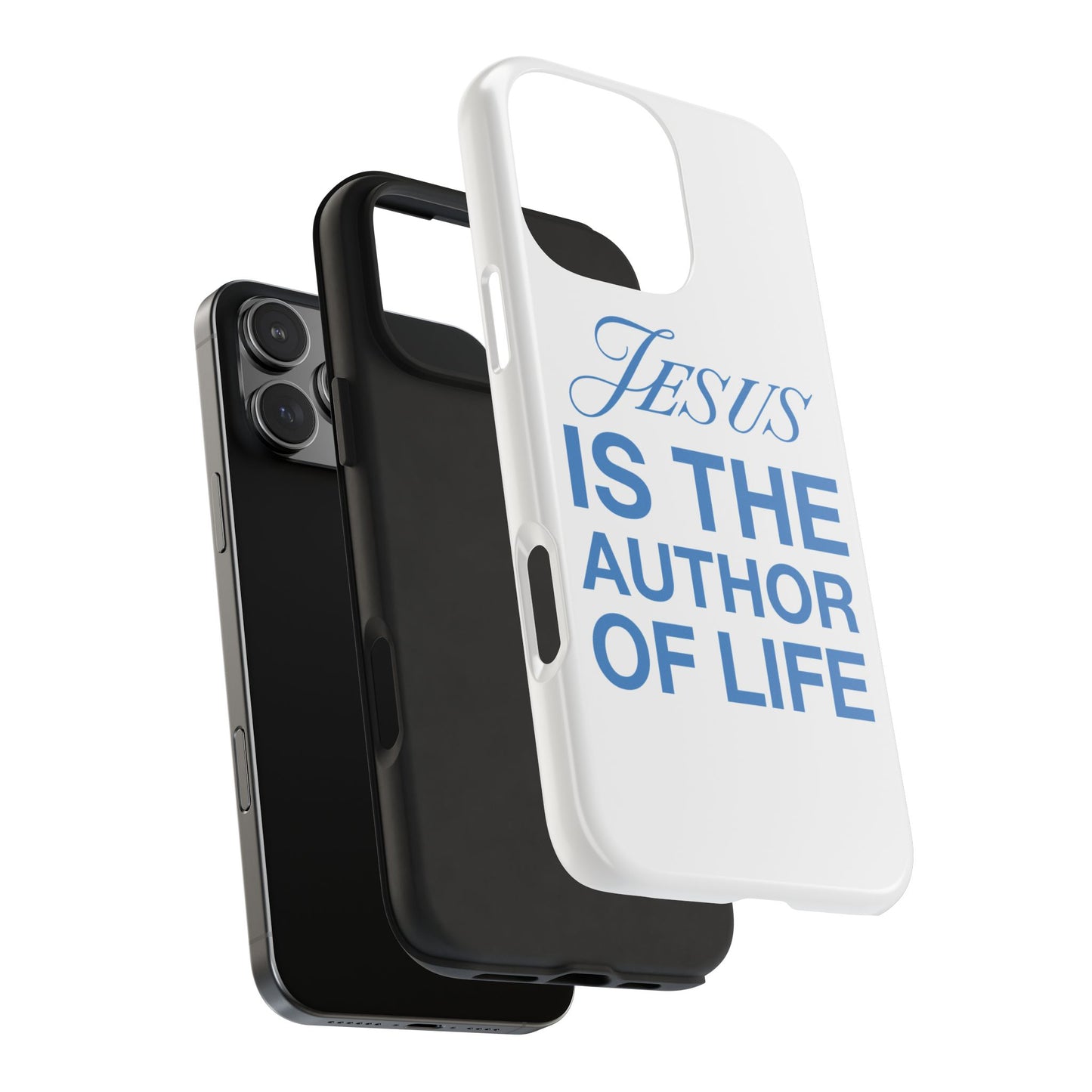 Jesus Is the Author of Life Phone Case (White)