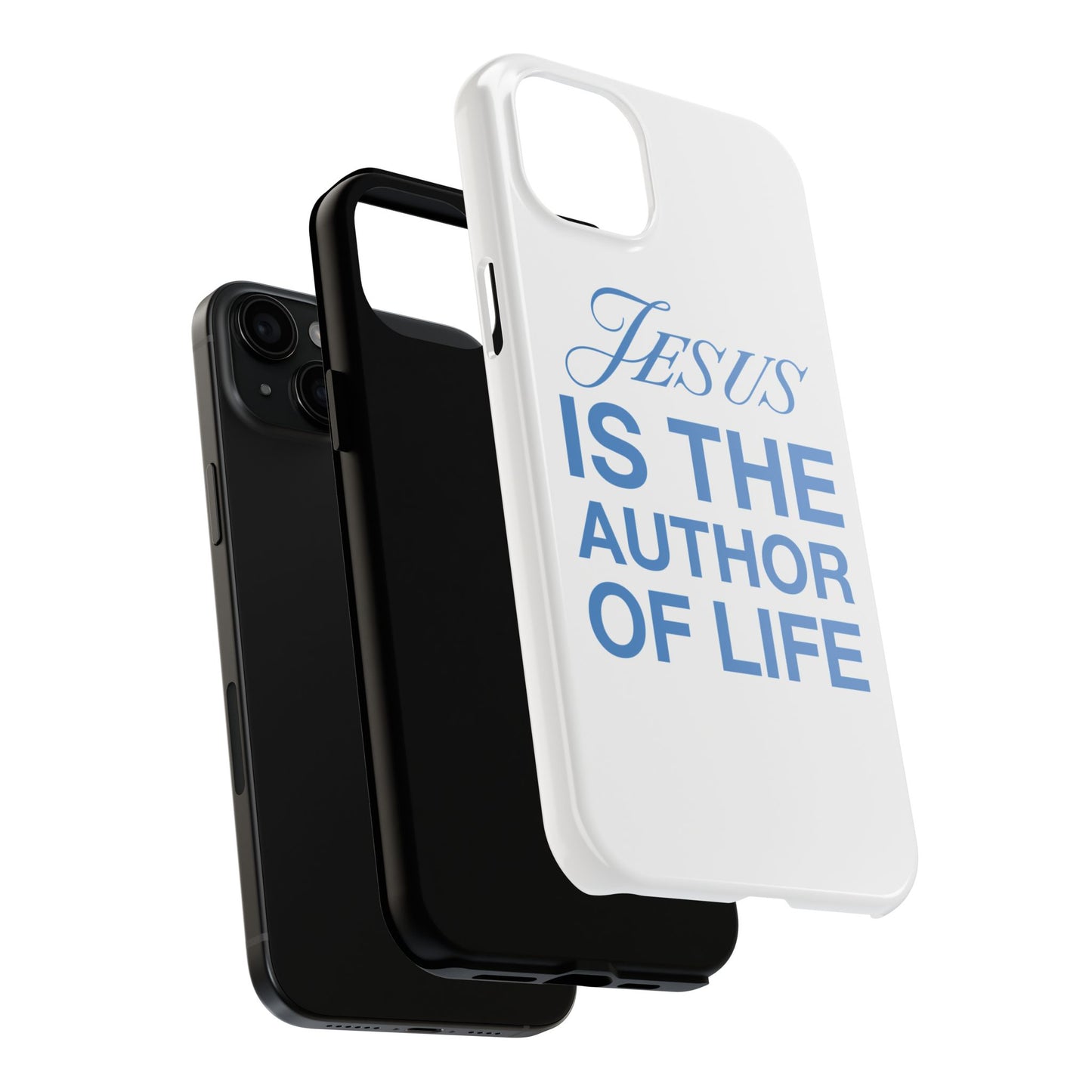 Jesus Is the Author of Life Phone Case (White)