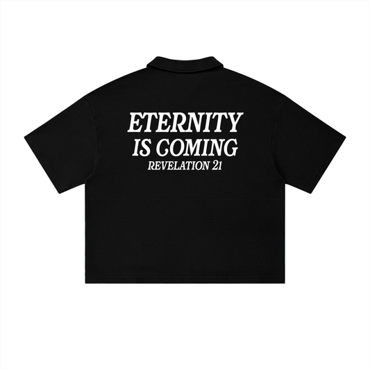 Eternity is Coming Waffle-Knit Shirt