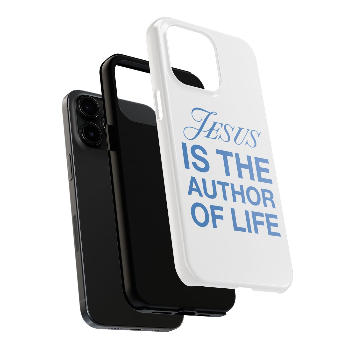 Jesus Is the Author of Life Phone Case (White)