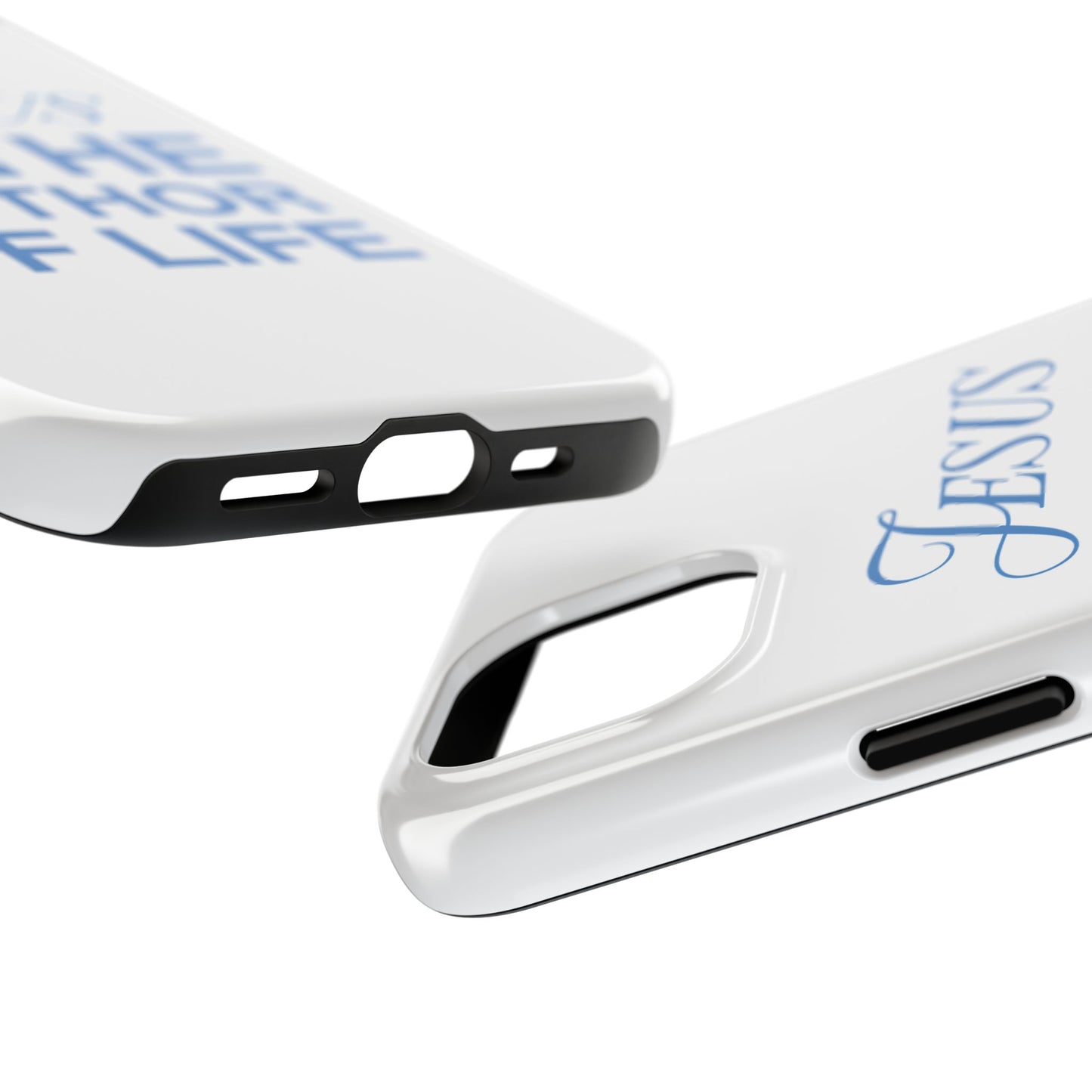 Jesus Is the Author of Life Phone Case (White)