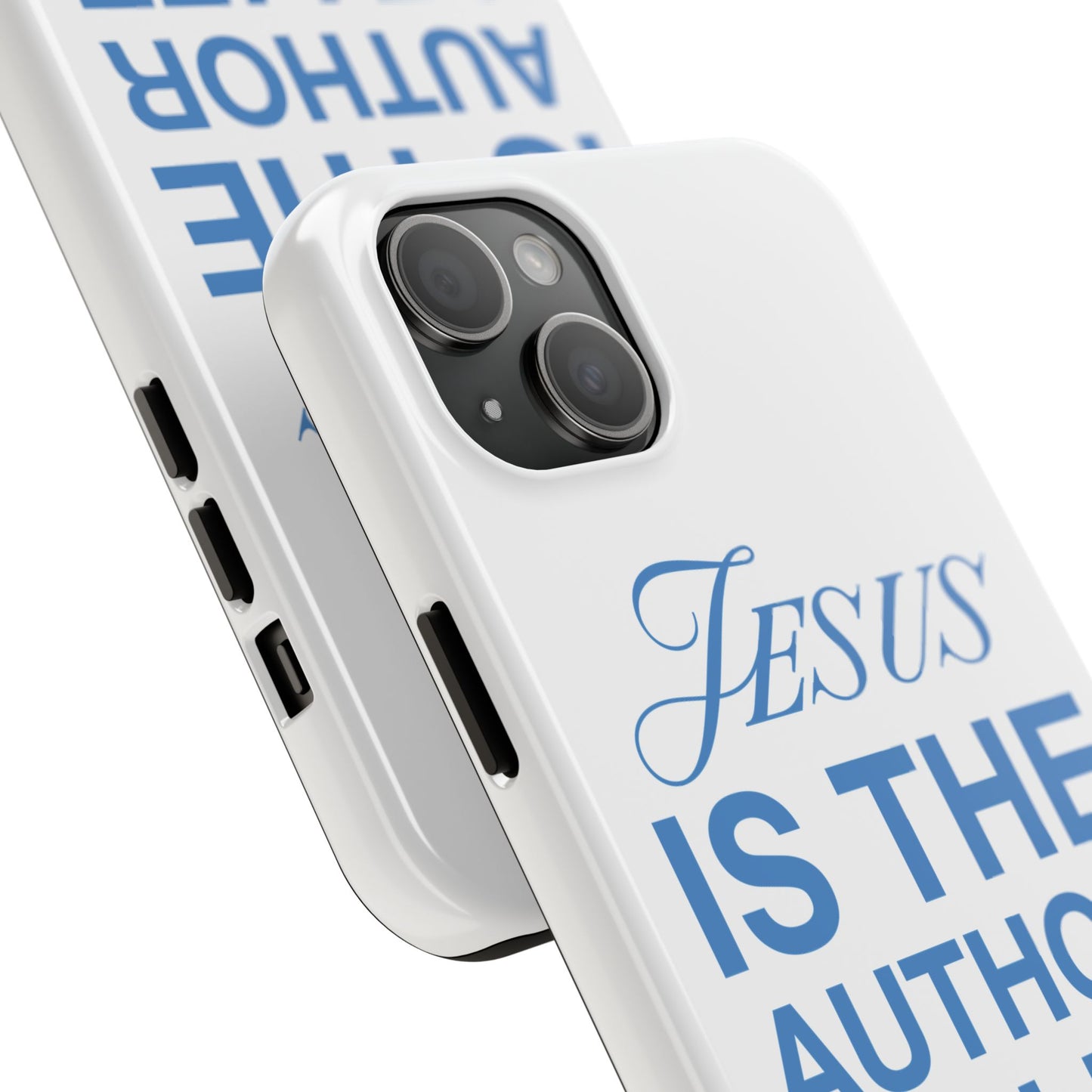 Jesus Is the Author of Life Phone Case (White)