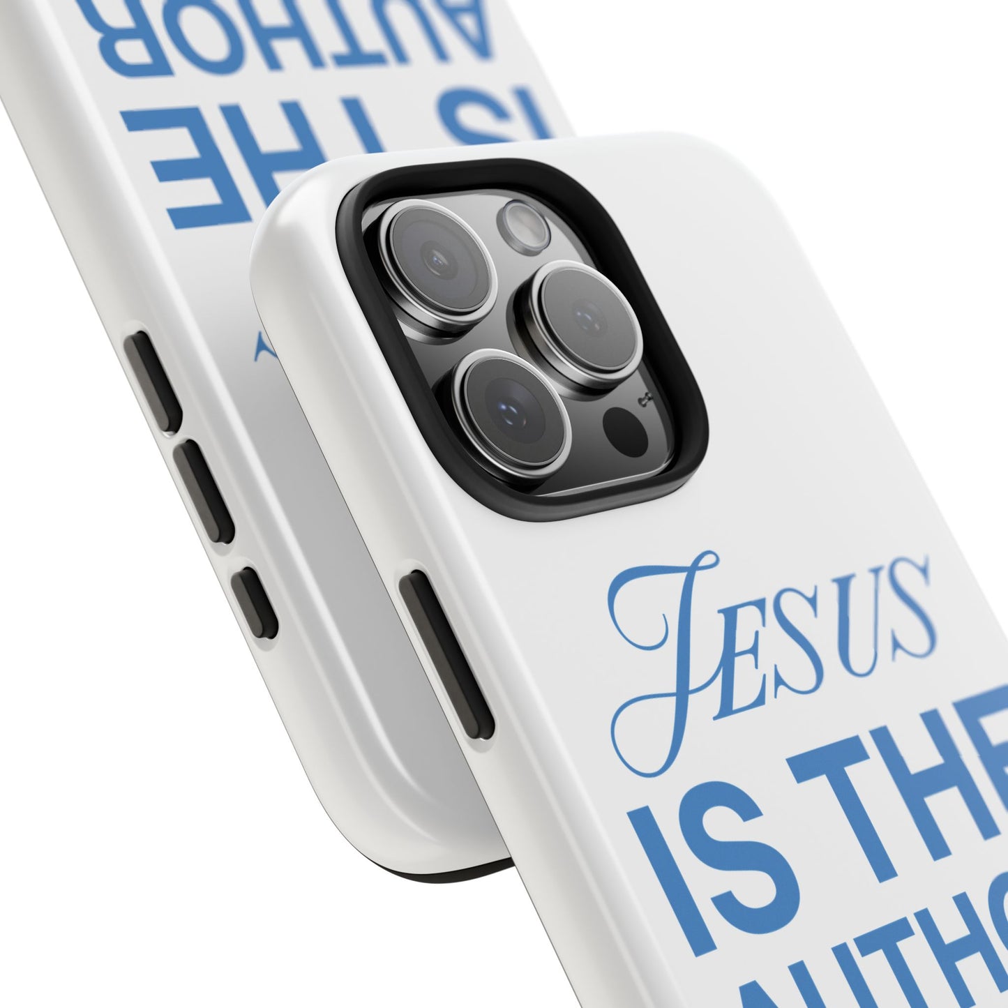 Jesus Is the Author of Life Phone Case (White)