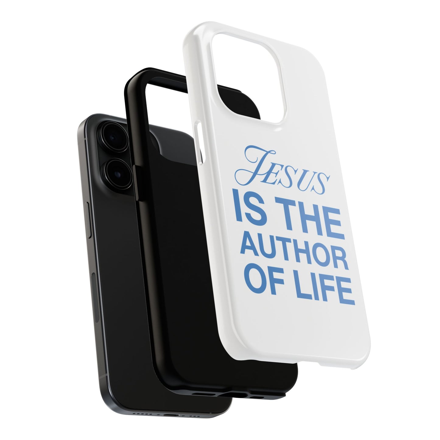 Jesus Is the Author of Life Phone Case (White)
