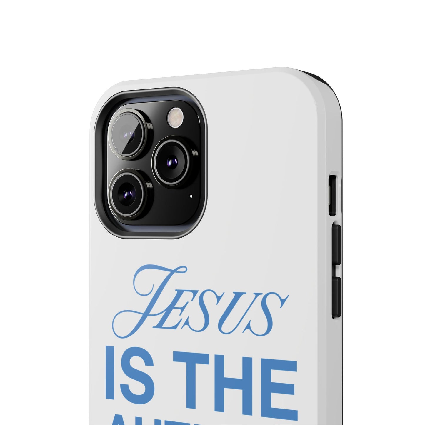 Jesus Is the Author of Life Phone Case (White)