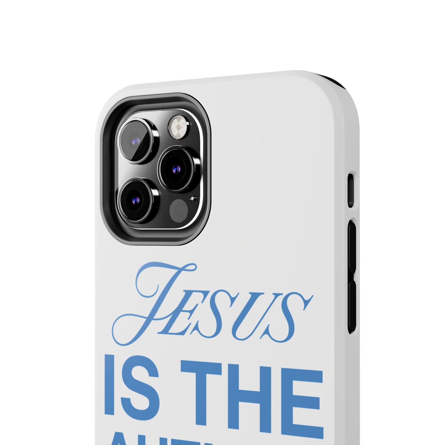 Jesus Is the Author of Life Phone Case (White)