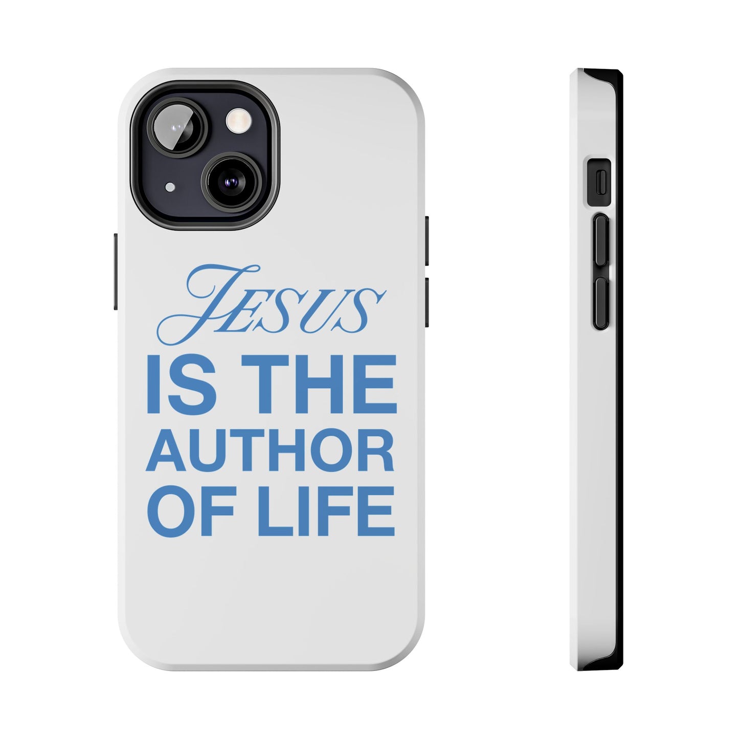 Jesus Is the Author of Life Phone Case (White)