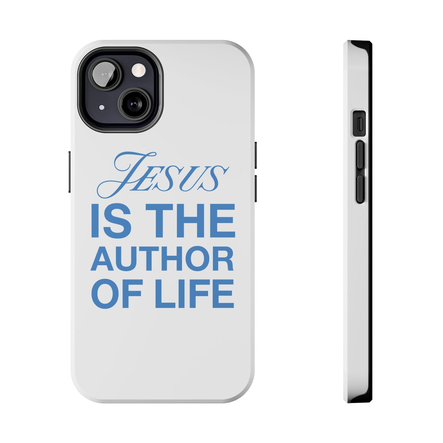 Jesus Is the Author of Life Phone Case (White)