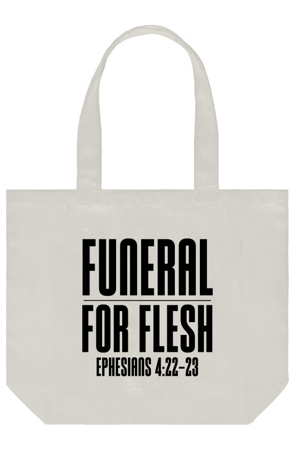 Cream FFF Shoulder Tote