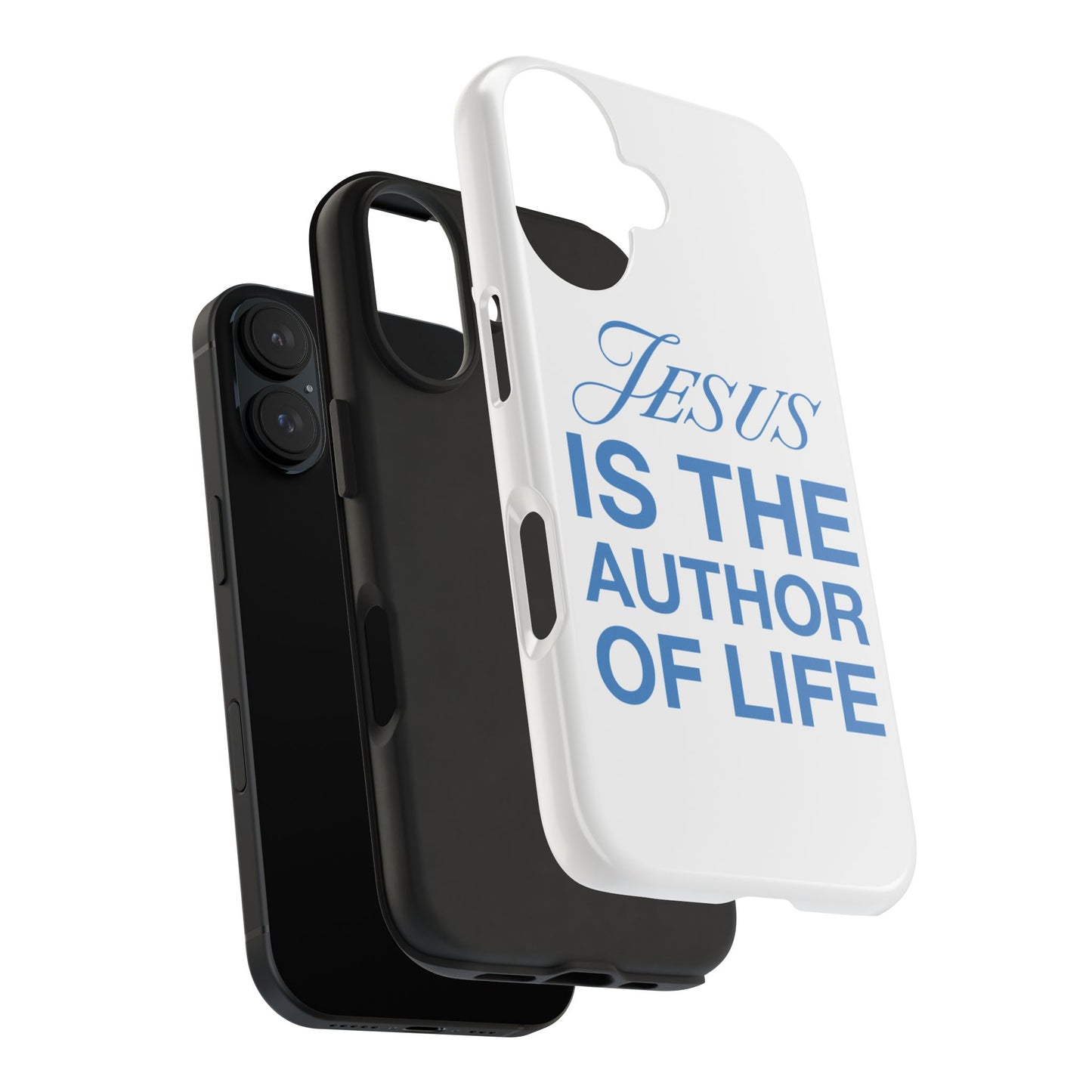 Jesus Is the Author of Life Phone Case (White)