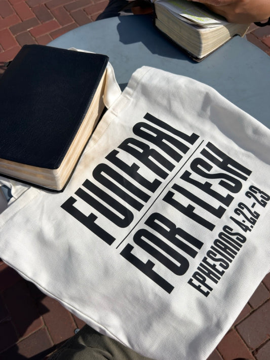 Funeral For Flesh Shoulder Tote
