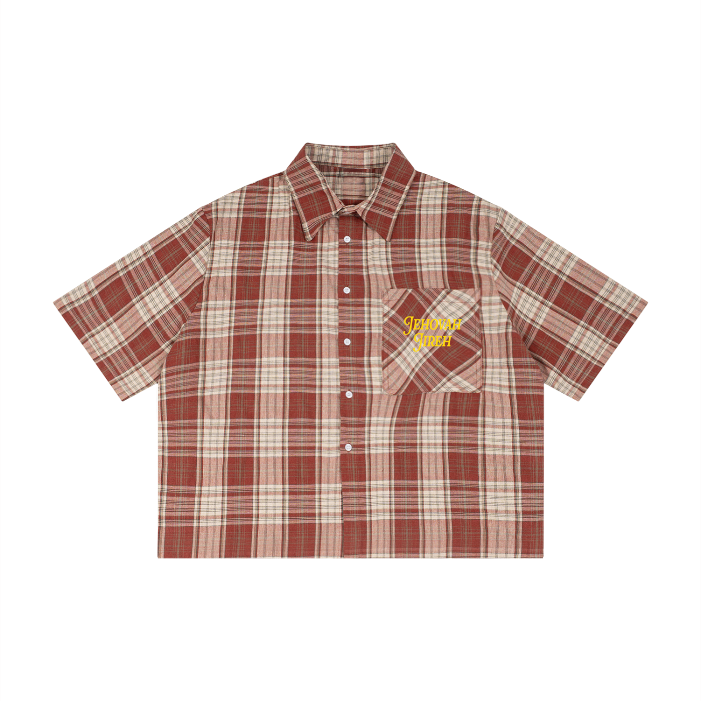 Eternity is Coming Cropped Button-Up